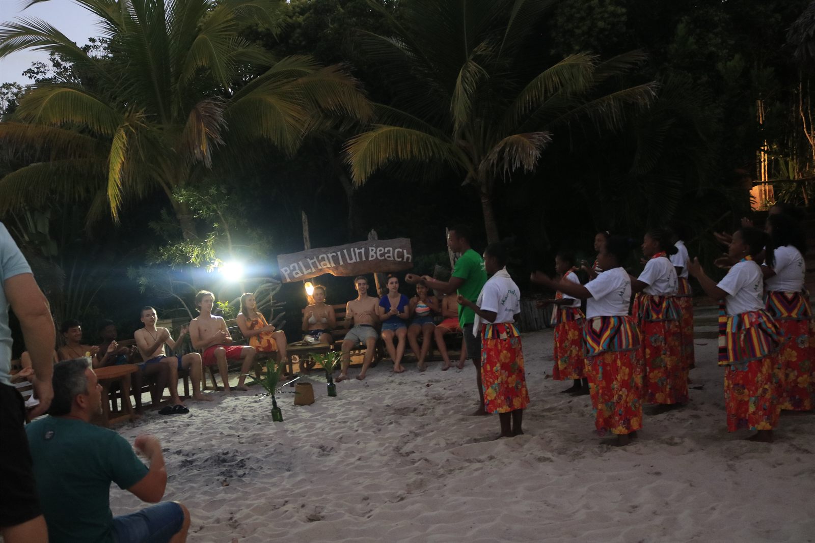 An evening of Malagasy music and dance on the beach