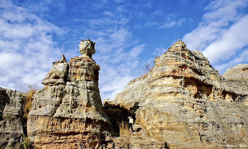 Sandstone landscape of Isalo National Park